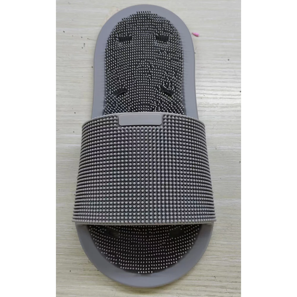 Silicone Foot Scrubber Brush Slippers Shower Foot Massager Cleaner Bath Exfoliating Spa Remove Dead Skin Non-slip Bathroom Tool view 6