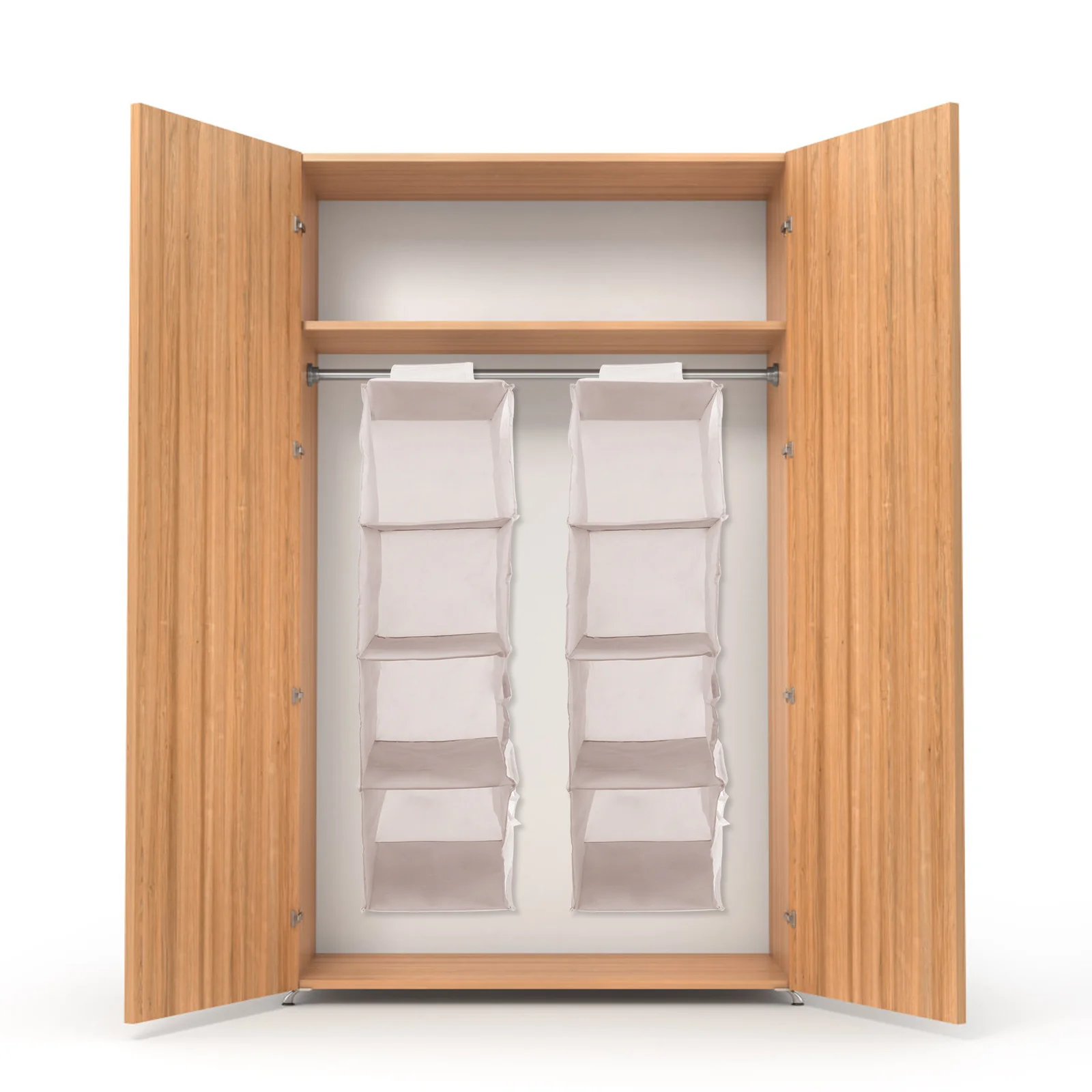 

1pc Underwear Bra Storage Hanging Bag Oxford Cloth Foldable Dust Proof Waterproof Reusable Travel Organizer Household Storage