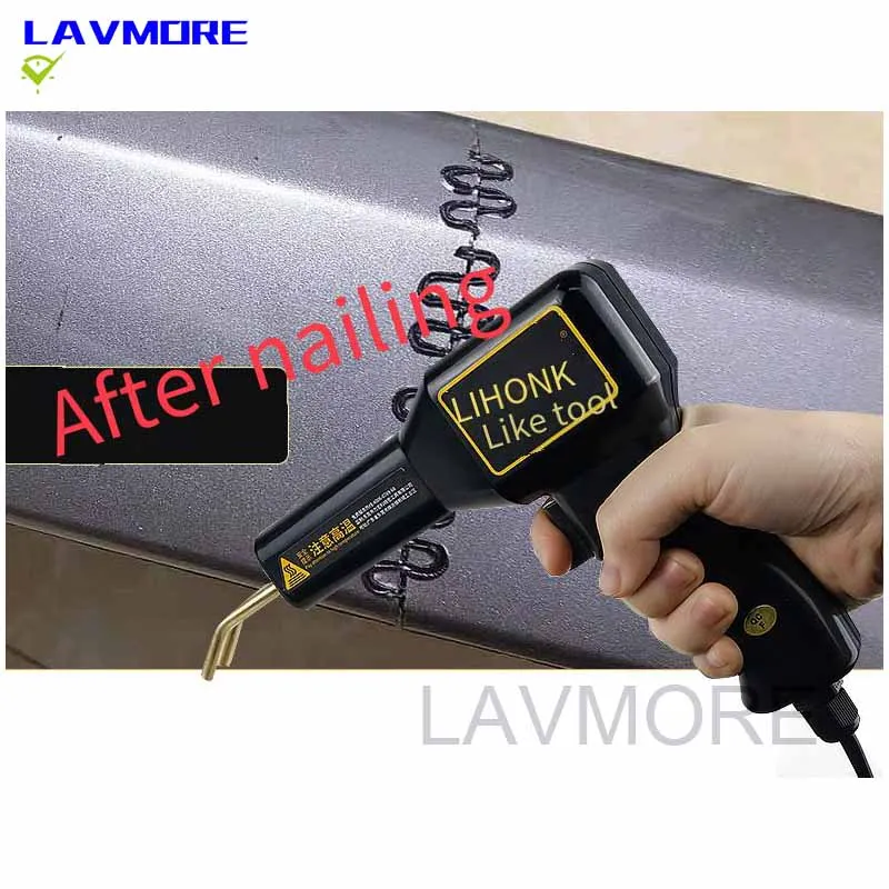 Nóng Nhựa Máy Hàn Sửa Chữa Xe Cụ 70W Súng Bắn Nhiệt Nóng Kim Bấm Máy Hàn Nhựa Ốp Lưng Hàn Kim Bấm ốp Lưng