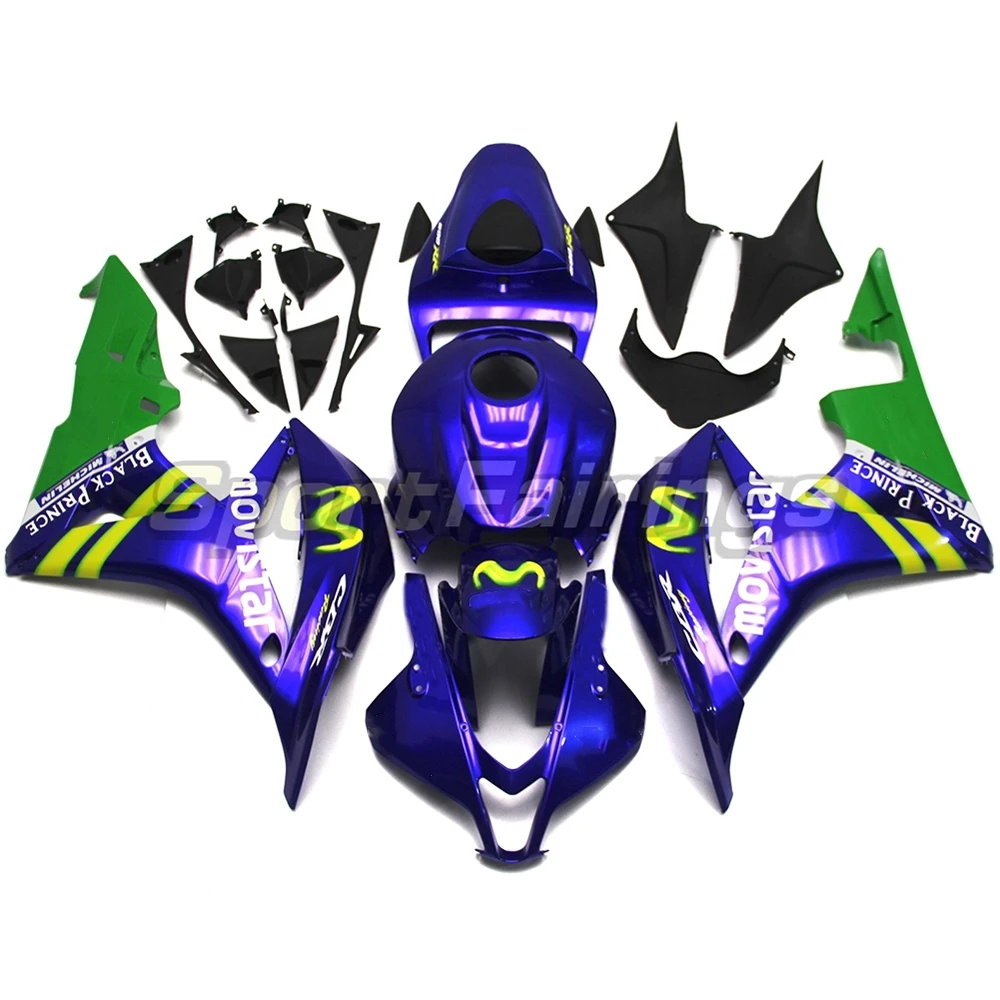 ABS Injection Molding Spray painting Cowl Body Bodywork Full Fairing kit For HONDA CBR600RR CBR 600RR CBR600 RR F5 2007 2008 B