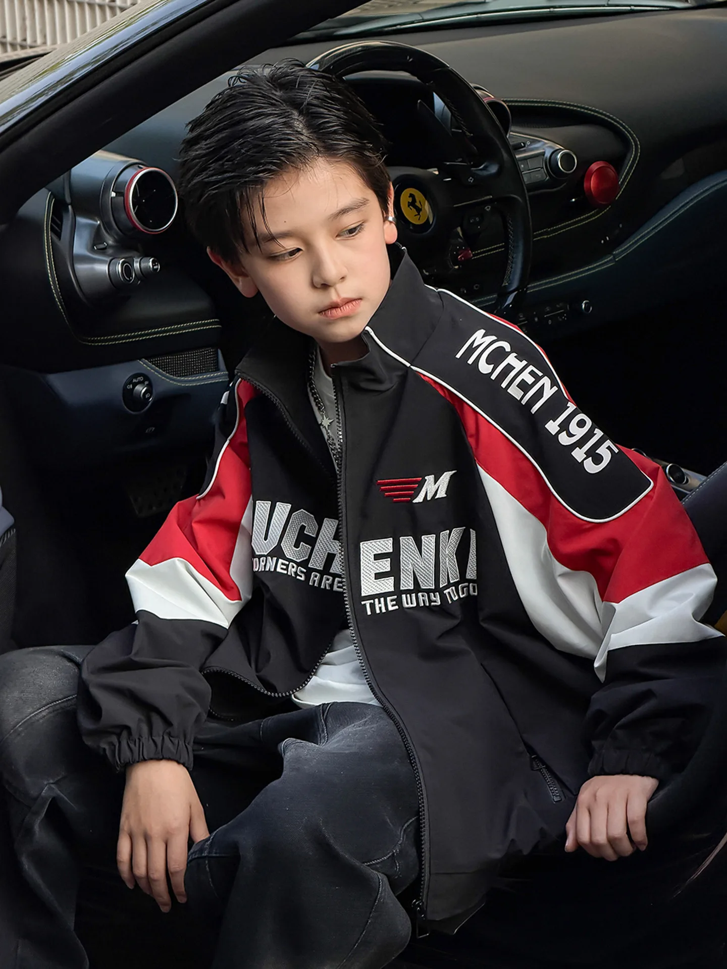 2026 New Children's Clothing Spring and Autumn Jacket Top Motorcycle Coat