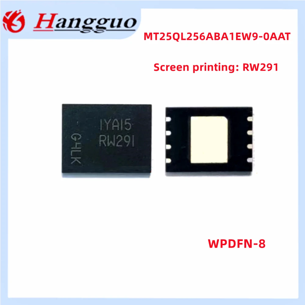 

2PCS/Lot Original FLASH - NOR Memory IC 256Mbit SPI - Quad I/O 133 MHz 8-WPDFN (6x8)MT25QL256ABA1EW9-0AAT RW291