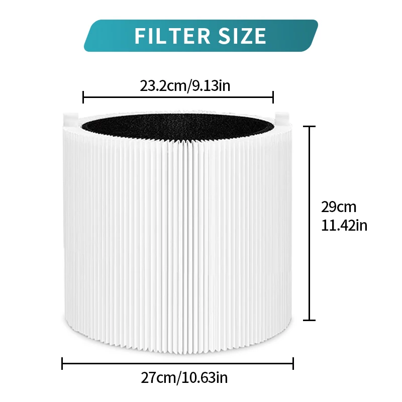 BLUEAIR Blue Pure 411i Max/411a Max Replacement Filter,Blue Pure F4MAX,fits Blue Pure 411i Max and 411a Max Air Purifier,2pack