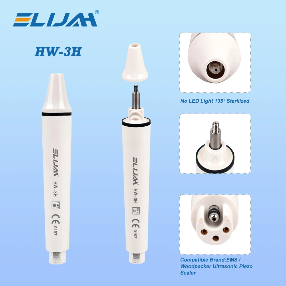 CYB013 Denspay Dental Ultrasonic Piezo Scaler Handpiece Dental LED Handle Fit for EMS WOODPECKER UDS SATELEC DTE Without Cable