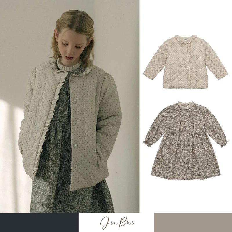 

Dress Suit Ultra-soft Padded Coat Autumn Winter New Grils Children All-matching Fashionable Loose Simple Casual Comfortable