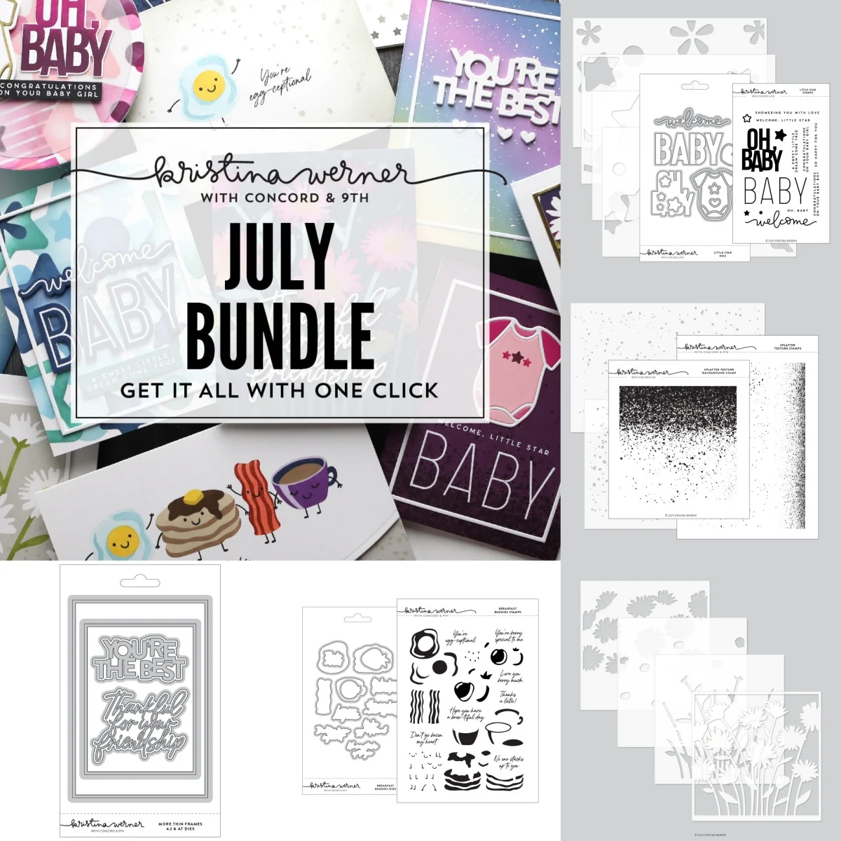 

Breakfast Buddies Baby Flower Star Metal Cutting Dies Clear Stamp Stencil For DIY Scrapbook Paper Card Album Embossing Craft