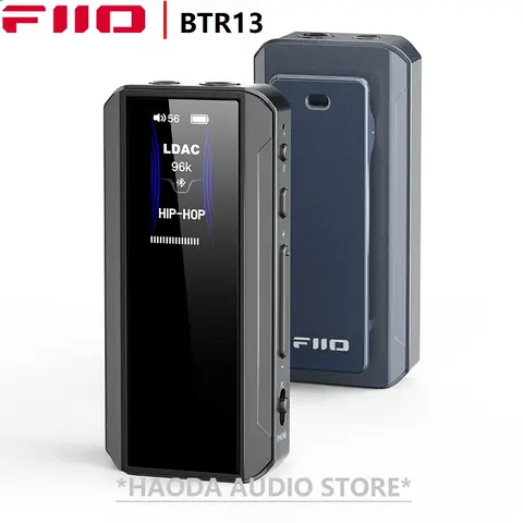 FIIO BTR13 Bluetooth 5.1 USB DAC Amplificador de fone de ouvido DSD256 3,5 mm 4,4 mm saída balanceada LDAC/aptX HD AAC