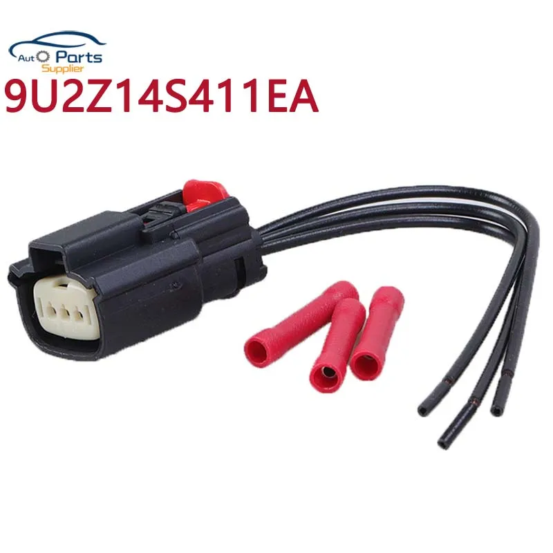 New 9U2Z14S411EA Ignition Coil Female Connector Plug Harness for Ford C‑Max Edge Explorer Fusion Mustang 9U2Z-14S411-EA