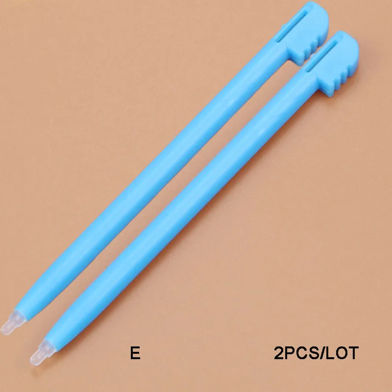 YuXi 2 buah untuk NDS NDSL NDSI XL pena plastik pena tulisan tangan layar pena layar sentuh pena permainan konsol pena resistensi sentuh