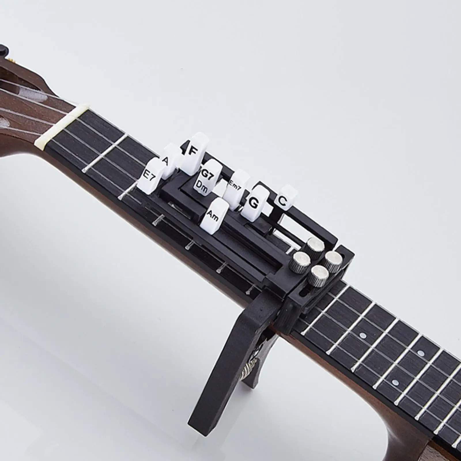 Ukelele portátil ejercitador de dedos, herramienta de entrenamiento de acordes de guitarra para Beignners