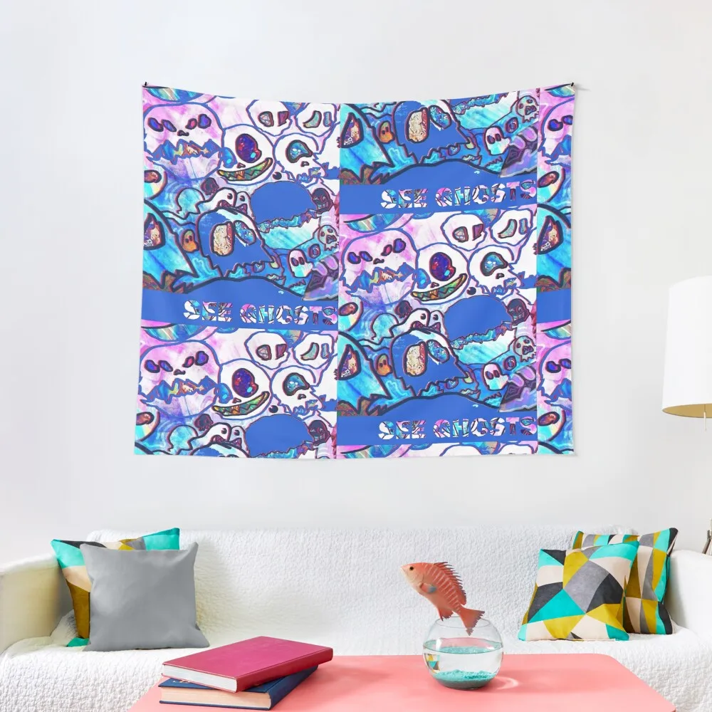 

Kids See Ghost Kanye and Kid Cudi fan art tee Tapestry Bedroom Decor Room Decoration Accessories Tapestry
