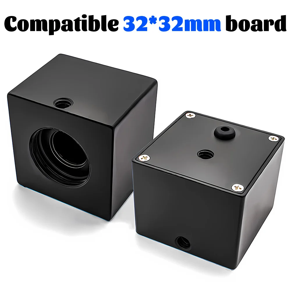 Camera Box Aluminum Metal Mini Camera Housing Shell Case CS Mount With M12 Mount Adapter And Stand For 32x32mm Camera PCB Board