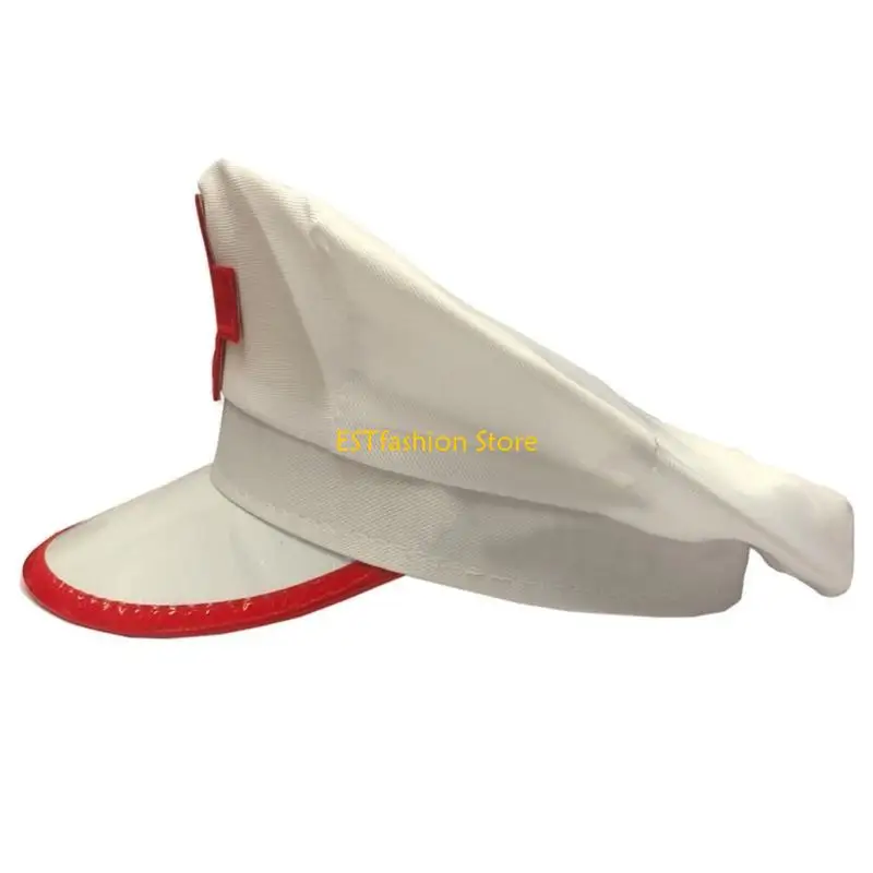 Y5GC Cosplay Nurse Hat Delicate Doctor Hats Doctor Hat Stage-Performance