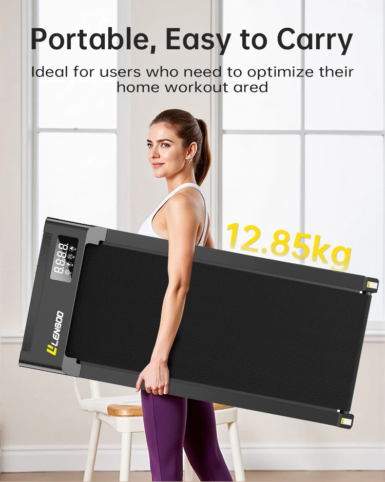 New Style Walking Pad Portable Sports Electric Treadmill Cheap Mini Running Machine Under Desk