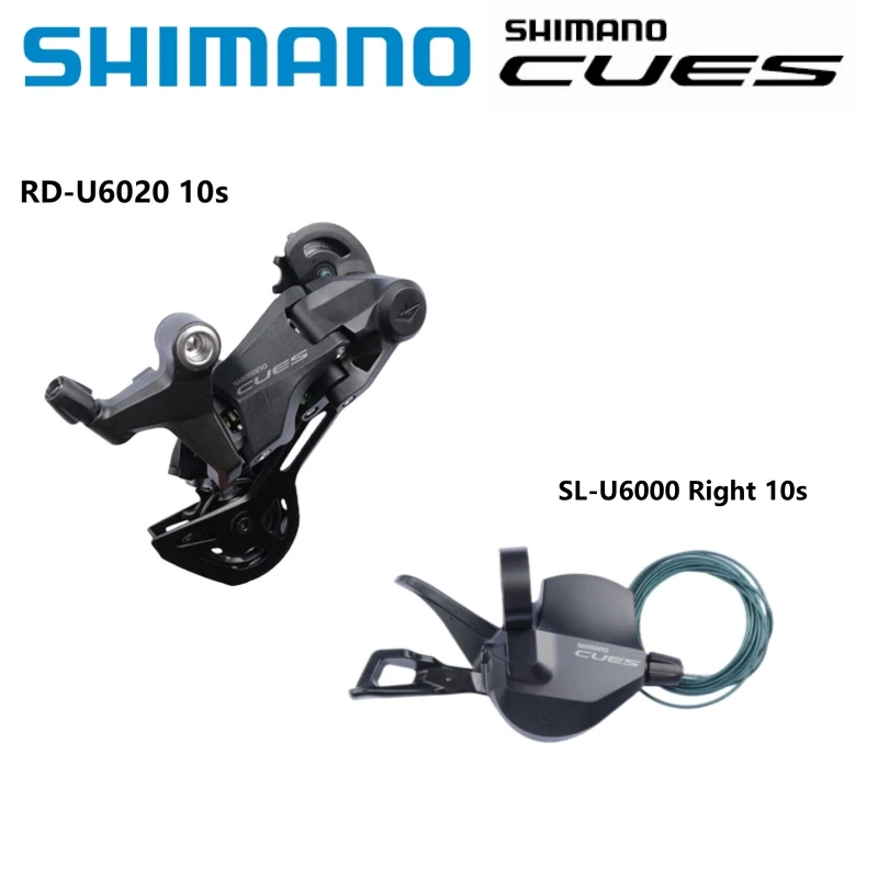 Shimano CUES U6000 Shifter SL-U6000 Right 11s 10s RD-U6020 10s 11s U6000 10s/11s Rear Derailleur For Mountain Bike Bicycle Part