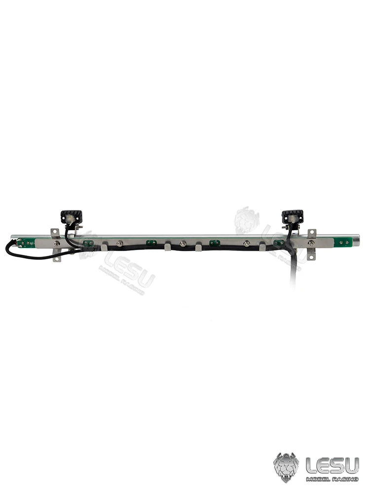 Caminhão rc 1/14 holofote liga de alumínio led pólo luz S-1321 para tamiya 1/14 rc trator caminhão basculante acessórios peças modelo diy