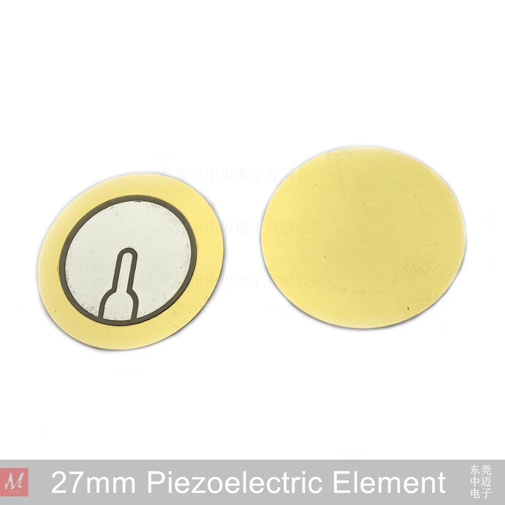 27mm self drive type piezo element Brass Piezo Element