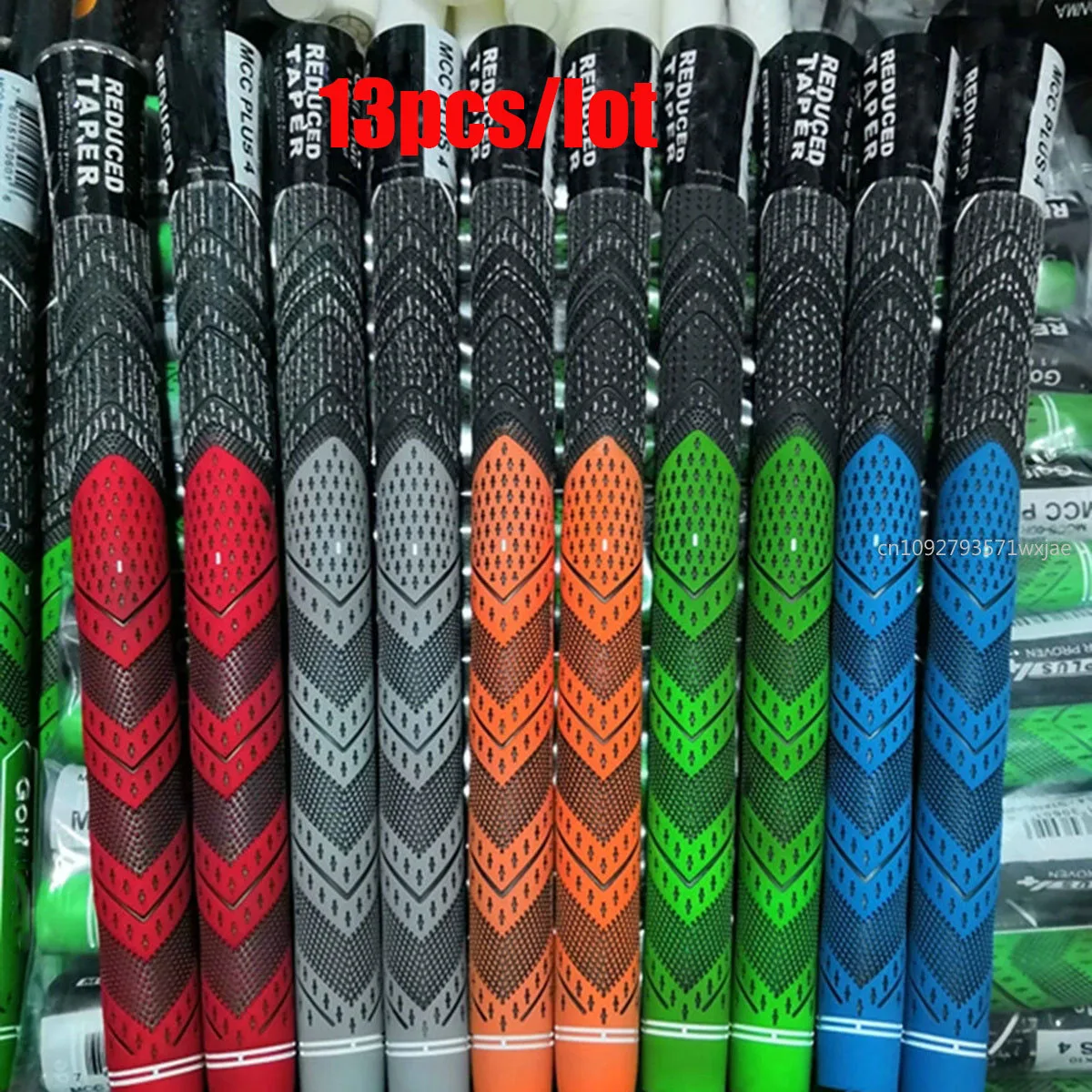 

13pcs Golf Grip Men's Rubber Golf Grips Cotton Yarn Golf Club Grips Iron and Wood Standard/Midsize Grip Universal