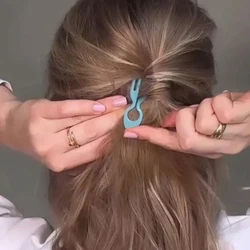 Simple U-shaped Wavy Hair Clip Women's Round Headed Hair Fork French Fashion Curly Hair Stick Clip DIY Hairstyle Tool