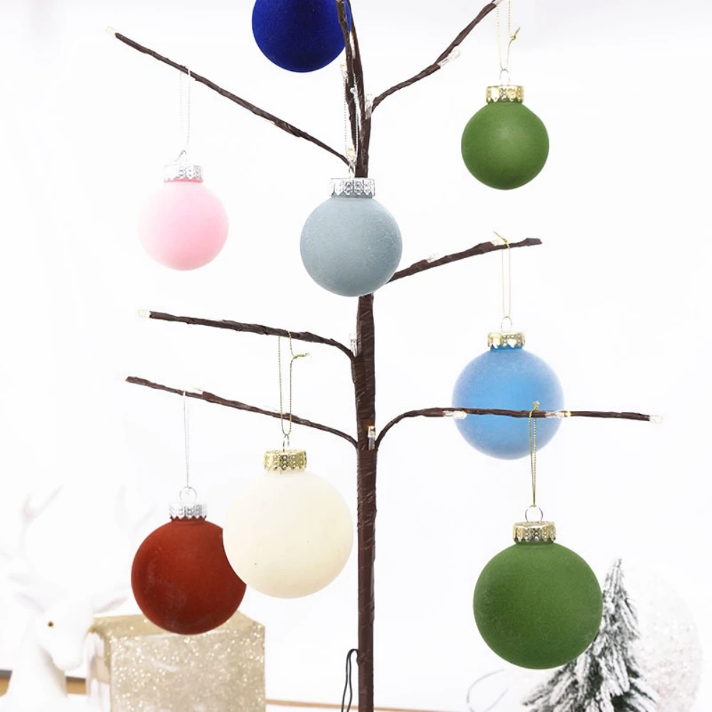 Set di ornamenti per palline di natale da 12 pezzi decorazioni da appendere con palline di natale assortite per decorazioni per feste a casa