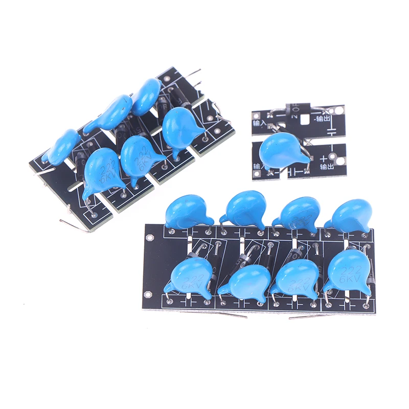 วงจรเรียงกระแสไฟฟ้าแรงสูง, บอร์ดตัวคูณ 2/6/8 สำหรับเครื่องกำเนิดไฟฟ้าสถิตกระแสตรง