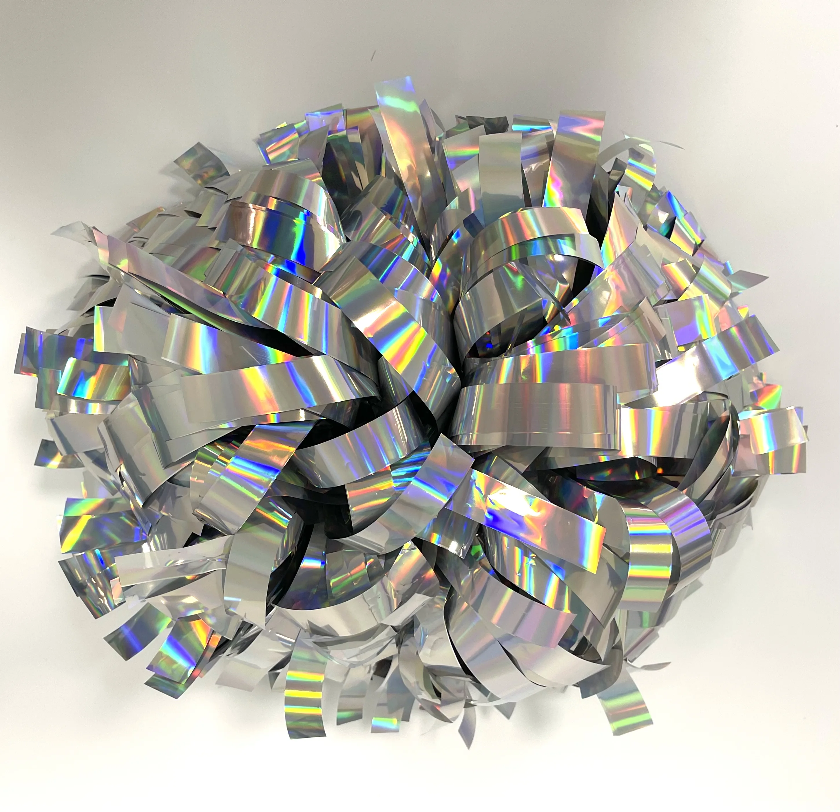 

High Quality Cheerleading Pom Poms Direct Factory Supply Made From PET and Plastic
