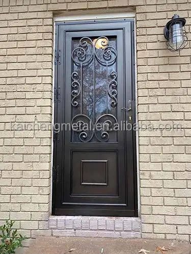 Support Customization  Iron Gate Door Prices  Wrought Iron Double Door  Wrought Iron Door Model