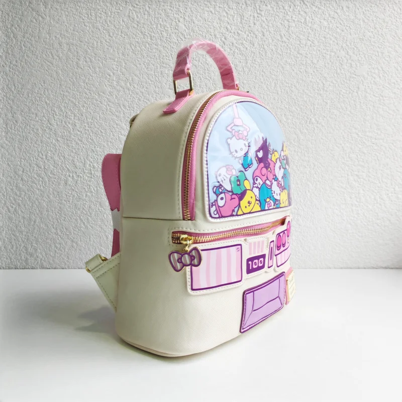 Nowy rodzinny plecak Sanrio Loungefly Hello Kitty Bag Elementary Children Shoolbag Plecak damski Torba na co dzień Prezenty świąteczne