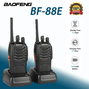 Baofeng BF-88E PMR Walkie Talkie Handheld Intercom Communicator 5W 446MHz 16 Channe Long Distance Talk Two Way Radio