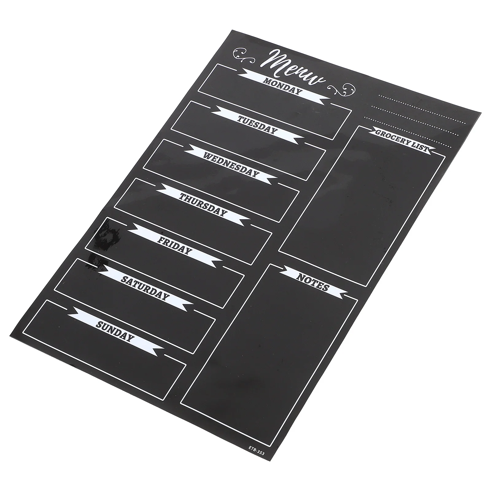 

Magnetic Menu Blackboard 28X20Cm Dry Erase Board For Fridge Household Schedule Planner Kitchen Meal Organizer Chalkboard