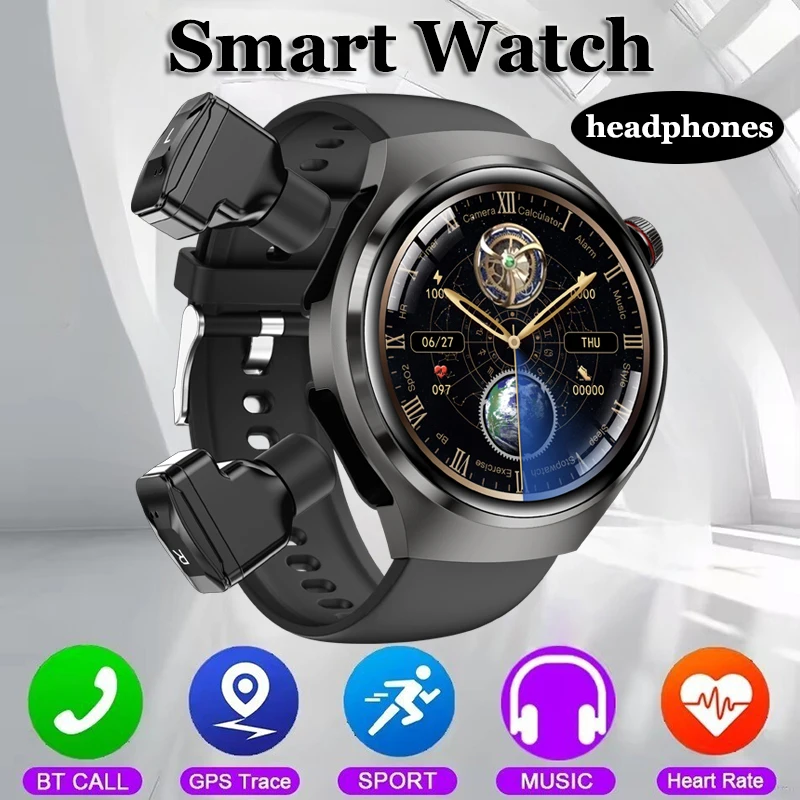 

Новые умные часы с гарнитурой NFC GPS трекер 360*360 HD экран сердечного ритма фитнес BT Call Smartwatch воспроизведение музыки для мужчин Huawei