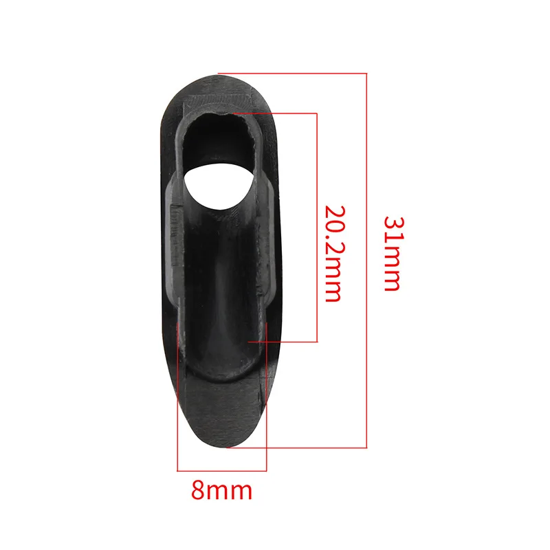 10pcs Bicycle Wire-passing Seat Straight-through Frame Inner Wiring Embedded Card Seat Single-hole Cable-passing Card Seat