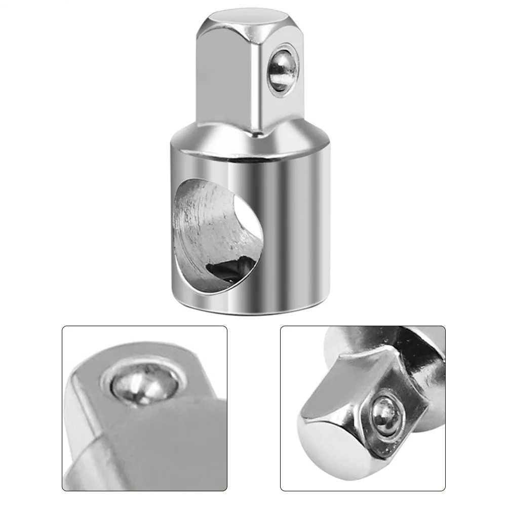 1pc Socket Adapter 3/8'' To 1/2'' Sliding Rod Socket Wrench Ratchet Sleeve Adapter Rust Resistant Repairing Tools Accessories