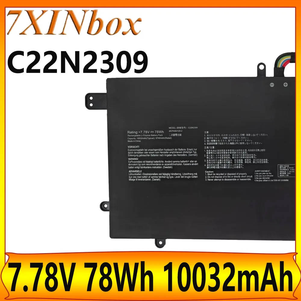 

7XINbox 78 Втч C22N2309 7,78 В 10032 мАч Аккумулятор для ноутбука Asus TUF GAMING A14 FA401U FA401WU FA401WV FA401WI FA401UU FA401UV