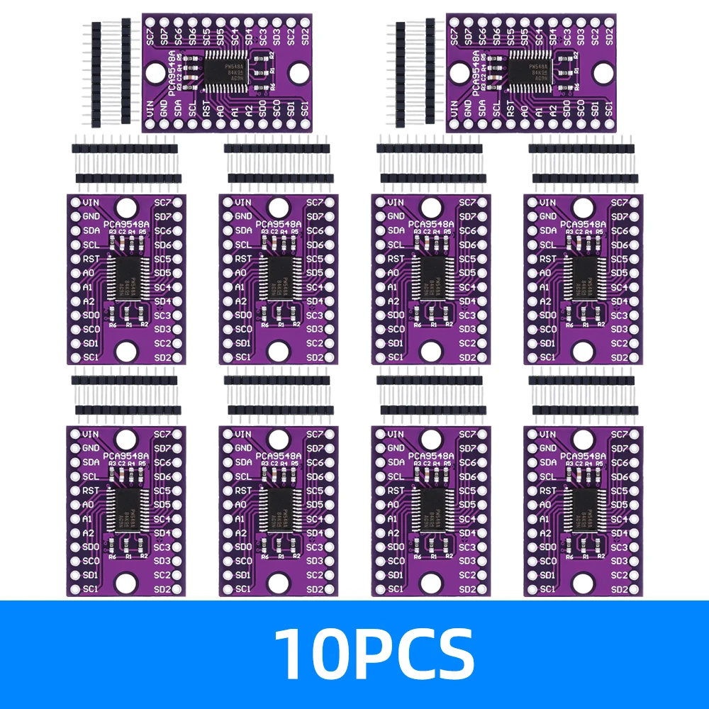 PCA9548 TCA9548A I2C Multiplexer-Modul – 1-zu-8-Kanal-Erweiterungsplatine für IIC-Bus (8-Wege)