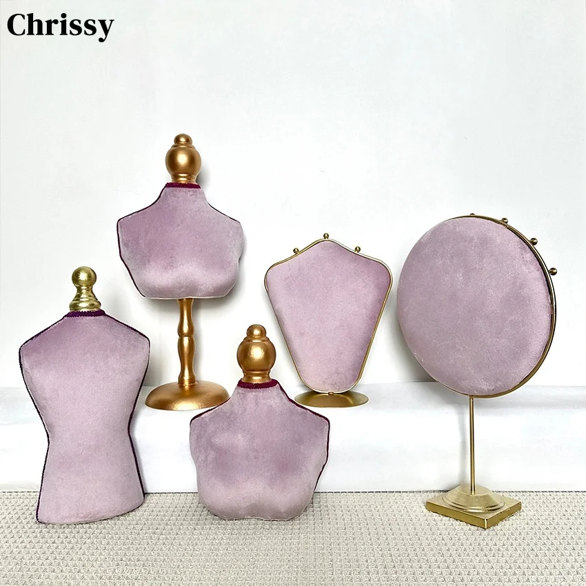 

Free Shipping Lilac Velvet Jewelry Display - Adjustable Pendant Holder for Bracelets Necklaces, Market Booth Organizer