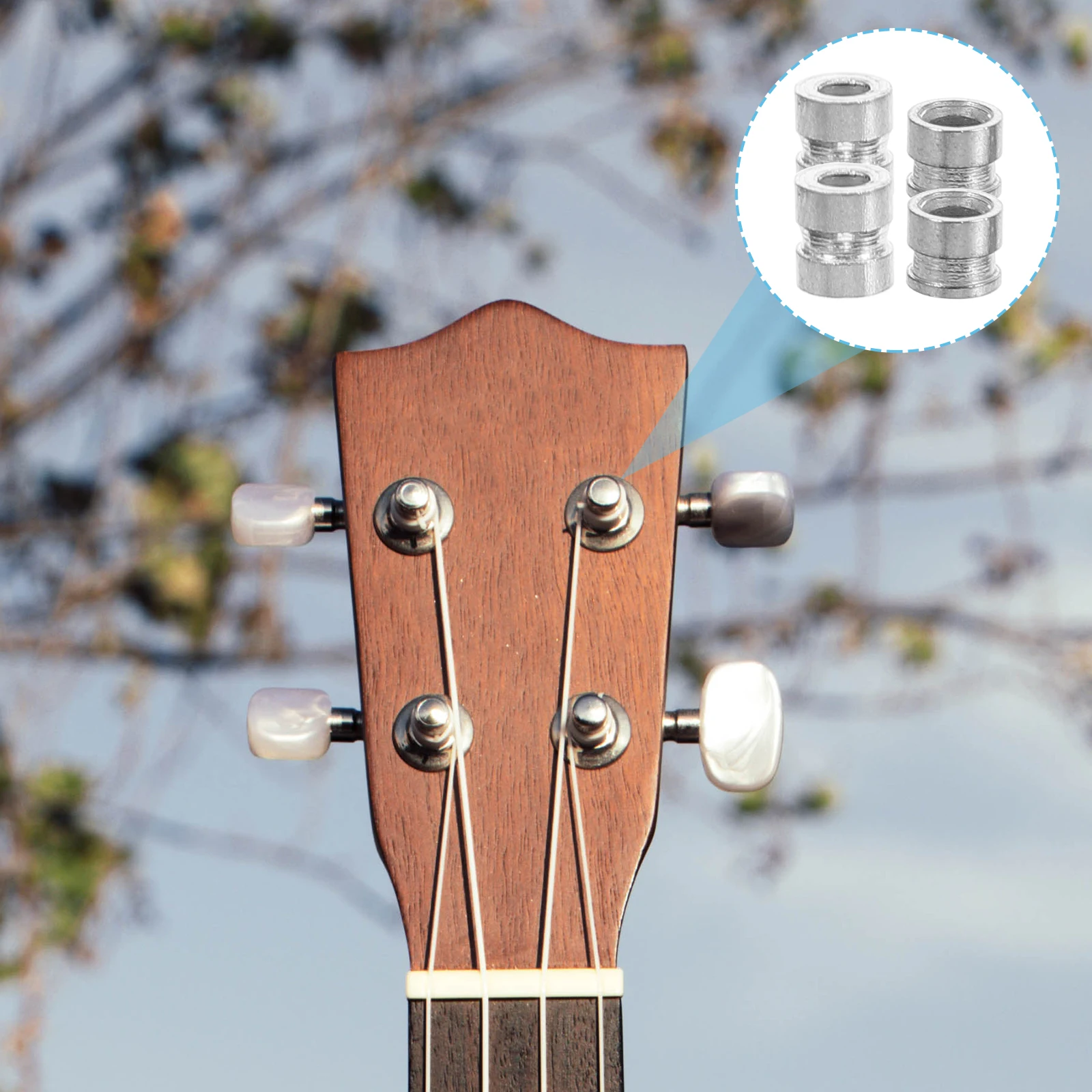 

String Beads Guitar Replacement Parts Accessories and Folk Pin Classical Bridge