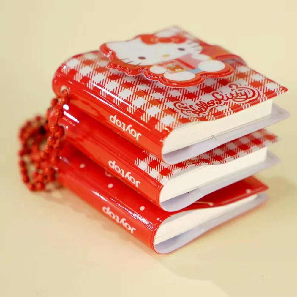 Genuíno sanrio olá kitty mini cadernos dos desenhos animados diário portátil bonito estudante bolso planejador meninas presentes de natal