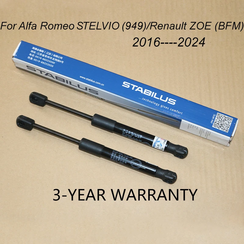 

Original Car-styling Front Hoods Bonnets Gas Spring Strut Lifters For Alfa Romeo STELVIO (949_) Renault ZOE (BFM_) 2016--2024