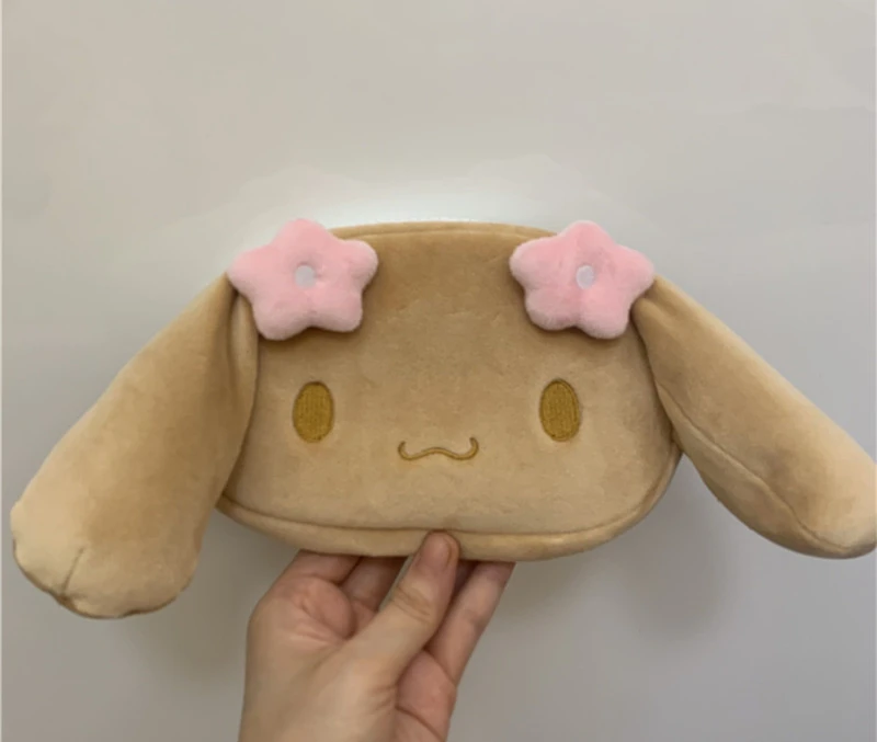 Mocha Dog Plush Makeup Bag Storage Organizer Cute Pencil Case Pouch Cosmetic Toiletry Bag Beauty Case