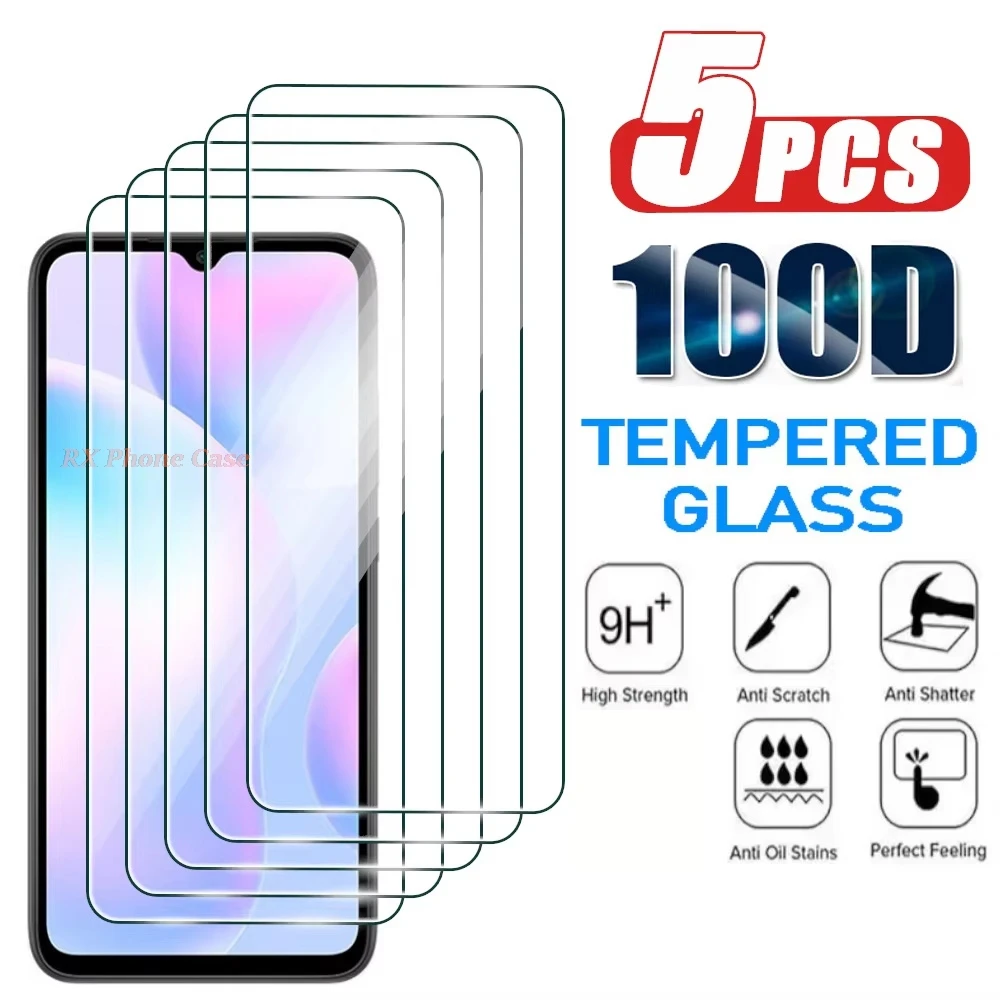 5 Stück HD-Displayschutzfolie für Poco X8 Pro Max F7 F5 M6 Pro 4G X5 M6 C65 M6 Pro M4 Pro X4 NFC GT 5G F5 Pro F6 Pro, aus gehärtetem Glas.