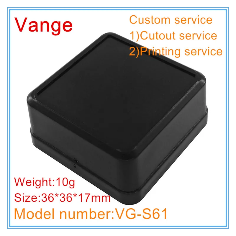 Vange wires junction box 36*36*17mm ABS plastic enclosure case