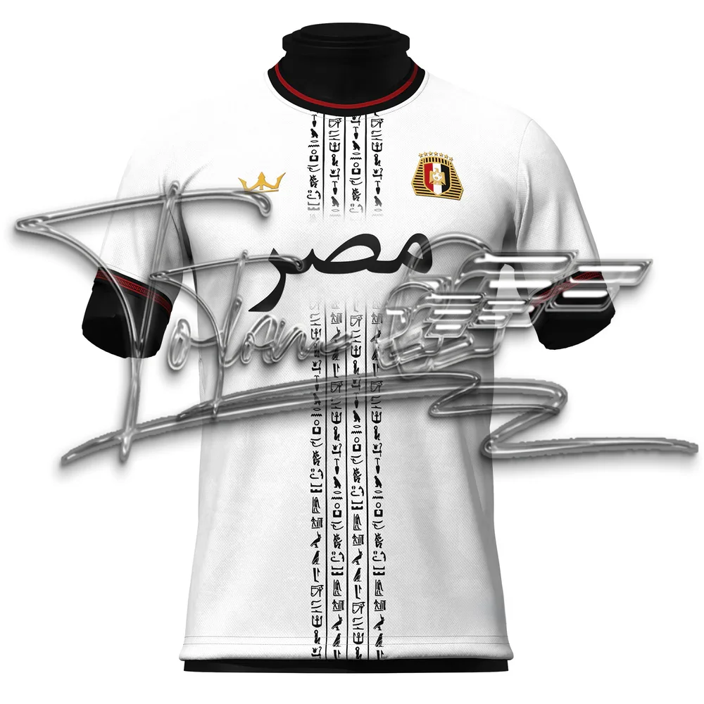 

Летняя спортивная свободная дышащая быстросохнущая футболка с короткими рукавами Egypt 2025 года — уличный стиль, повседневная одежда для тренировок для пар