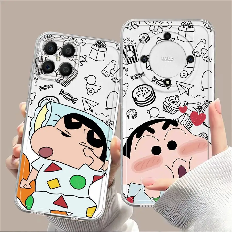 Funda bonita Cra-yons Shin-chans para Honor X9a X7b X9b X8 90 Lite X8b X8a, funda suave para teléfono