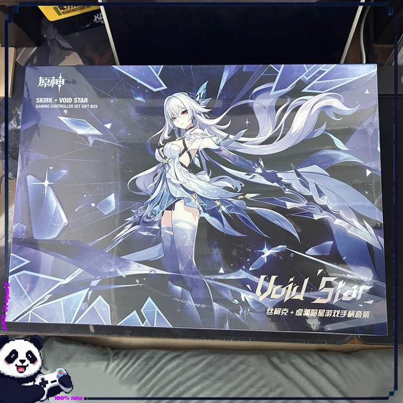 

Игровой контроллер Skirk Void Genshin Impact RGB, беспроводной Bluetooth-геймпад с тремя режимами работы, геймпад из сплава Alloy Rocker 2.0, аксессуары для ПК и Nintendo Switch