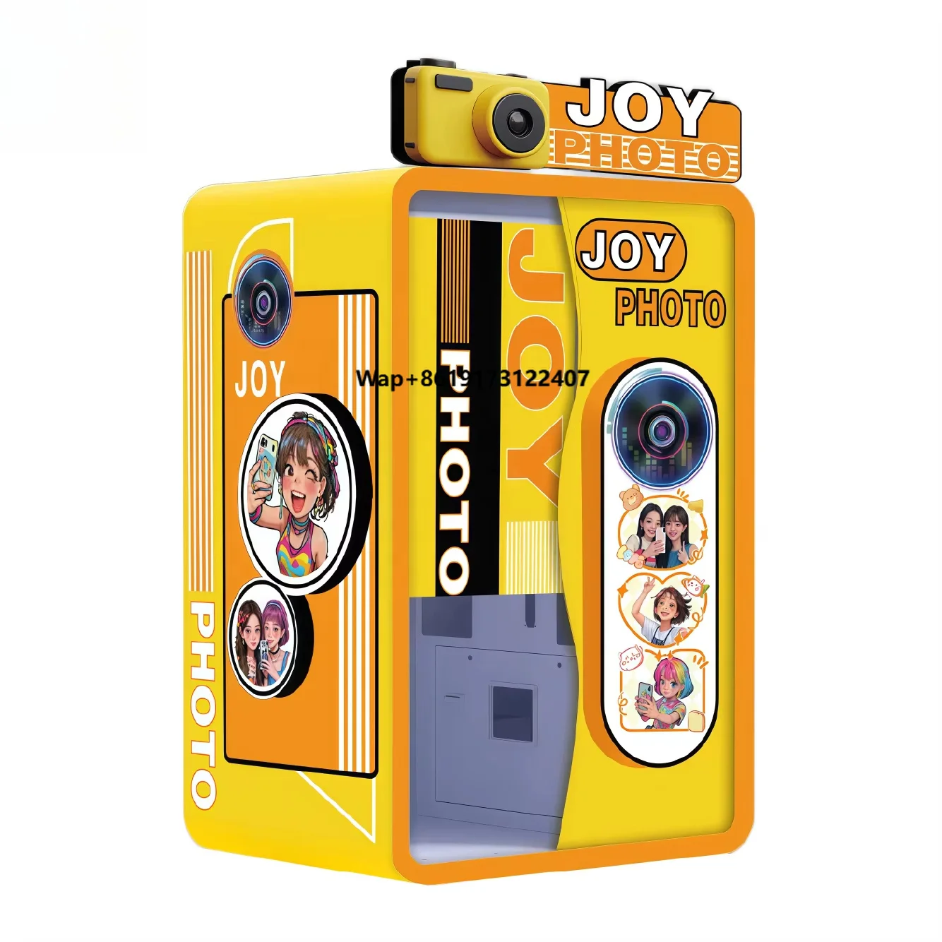Self-service Vending Machine Multi-functional Selfie Beauty Photo Booth Coin & Card All-in-one Printer Unattended Retail Machine