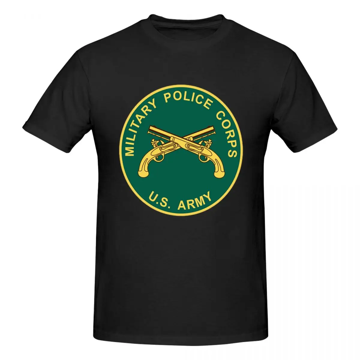 US Army Military Police Corps Men T-Shirt Fashion Plus Size T Shirts Men's Round Neck Cotton Tees Short Summer Male