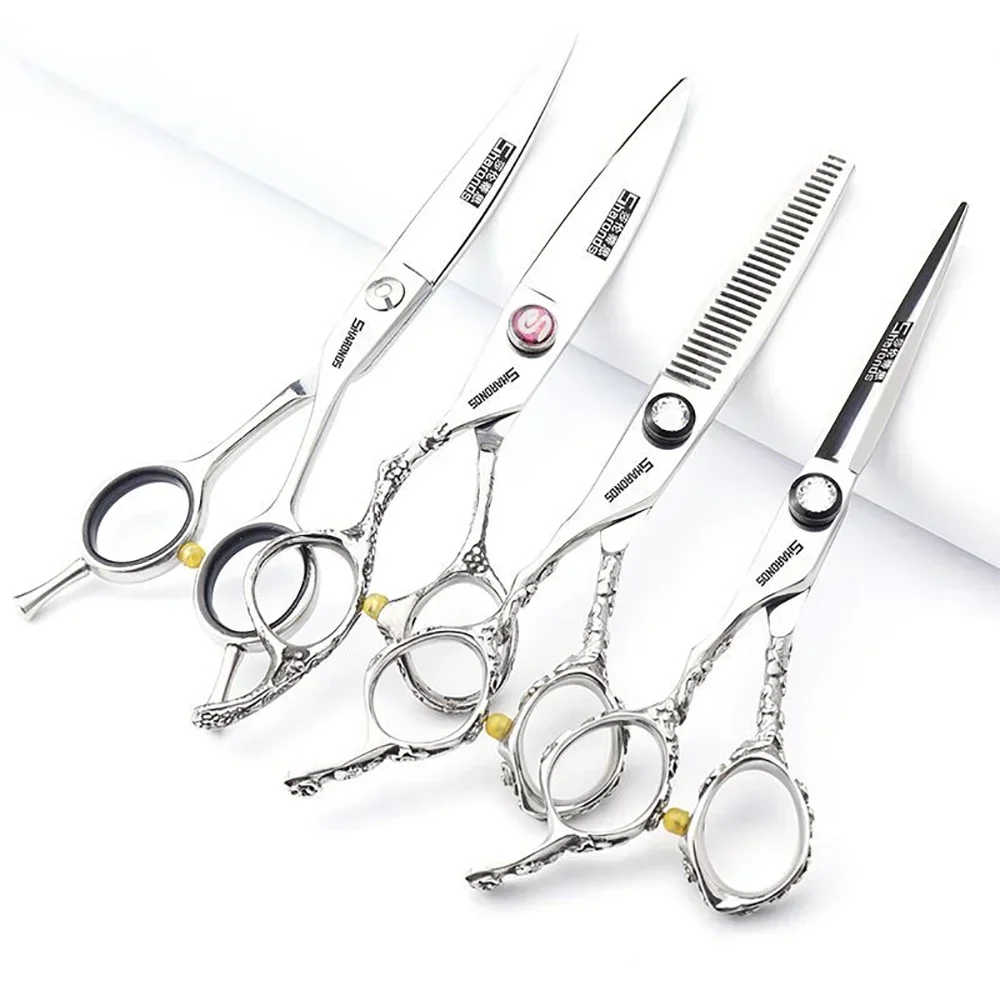 

SHARONDS Hairdressing Professional Scissors 6 Inch Hairstylist Dedicated Hair Clippers Specialized Barber Shears Hair Scissors