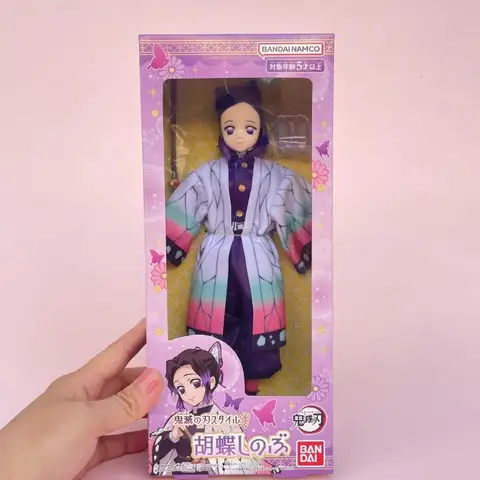 PVC 오리지널 반다이 남코 애니메이션 피규어, 악마 슬레이어 칸로지 미츠리 코쵸우 시노부 츠유리 가나오 카마도 네즈코 장난감 선물, 20cm