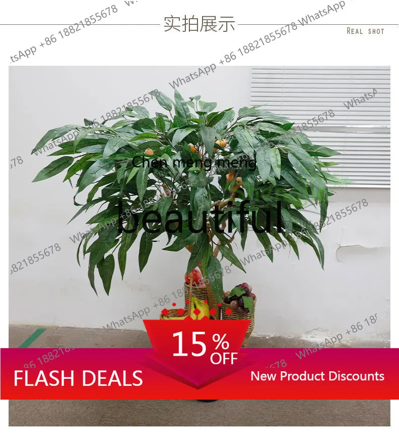 

zJ Batch the simulated fruit tree hotel wedding shopping mall floor-to-ceiling soft decoration ornament set